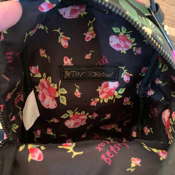 BETSEY JOHNSON DK FLORAL PUPPY MINI BACKPACK main image 11